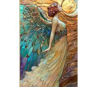 Celestial Angel Dreams Journal: A Mystical Writing Notebook with Surreal Fantasy Angel Art, Sparkles, and Dreamy Inspiration