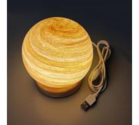 Celestial Body Decor Night Light, Realistic 3D Celestial Planet Lamp, Globe Nightlight, Star Solar System Light, Unique Planet Mood Lighting Lamp Decor for Home Nights Table Desk, Room Decors (F)