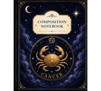 Celestial Cancer Zodiac Composition Notebook