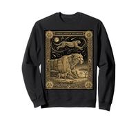 Celestial Cheetah Tarot Card Constelación Savanna Moon Sudadera