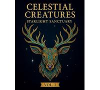 Celestial Creatures : Starlight Sanctuary Vol. 2: Advanced Mandala Coloring Book