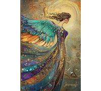 Celestial Deco Journal: A Stunning Notebook Featuring a Realistic Art Deco Angel with Iridescent Wings, Swirls, Stars, and Metallic Accents in ... Writing, Reflection, and Artistic Inspiration