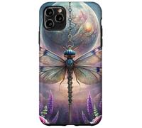 Celestial Dragonfly Moon Fantasy Garden Gothic Floral Look Carcasa para iPhone 11 Pro MAX
