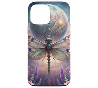 Celestial Dragonfly Moon Fantasy Garden Gothic Floral Look Carcasa para iPhone 13 Pro MAX