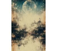 Celestial Echoes: A Lunar Reflection Journal: A 200-Page White Paper Notebook for Cosmic Thoughts and Abstract Dreams