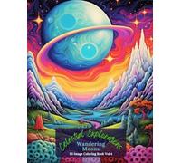 Celestial Explorations: Wandering Moons Coloring Book Vol 4