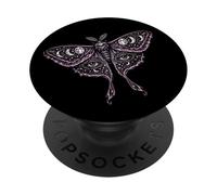 Celestial Fase Lunar Polilla Místico Oculto Boho PopSockets PopGrip Adhesivo