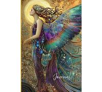 Celestial Grace Journal: A Surreal and Elegant Notebook Featuring a Realistic Art Deco Angel with Iridescent Wings, Vivid Colors, Swirls, Sparkles, ... for Spiritual Writing and Inspired Reflection