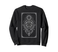 Celestial Leo Zodiac Tarot Carta Astrología Mística Boho Sudadera