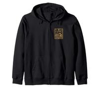 Celestial Leopard Tarot Card Constelación Savanna Moon Sudadera con Capucha