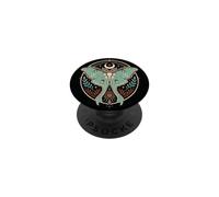 Celestial Luna Polilla Luna Sol Estrellas Botánico PopSockets PopGrip Adhesivo