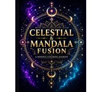 Celestial & Mandala Fusion Coloring Book: 50+ Cosmic Designs for Relaxation, Stress Relief & Mindfulness | Sacred Geometry, Stars, Moons & Mandalas for Teens & Adults (Mindful Mandala Fusion Series)