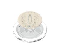 Celestial Mariano Floral Oración Fe Noche Cielo Aura PopSockets PopGrip para MagSafe