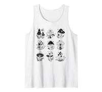 Celestial Mushroom Cottage Core Moon Goddess Camiseta sin Mangas