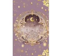 Celestial Mystical Arabian Nights Hardcover Journal Notebook - 180 Pages Cream White Unlined Blank Paper - Luxury Purple & Gold Art Nouveau Design ... Men - Unruled Sketchbook for Writing Drawing