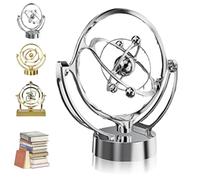 Celestial Orbit Perpetual Motion Pendulum - Creative Home Rotary Decoration, Perpetual Motion Machine Kinetic Art. Perpetual Motion Celestial Orbit Desktop Decor Model, Astronomy Decor (Silver)