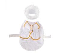 Celestial Pet Costume for Dogs & Cats | Sturdy Polyester Fabric | Amusing Cosplay Pet Clothes for Autumn Festivals/Christmas/Parties | Comfortable Elastic Straps Design (l)