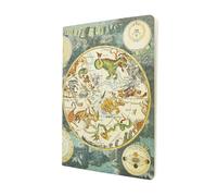Celestial Planisphere A4 Lined (Early Cartography) Cahier