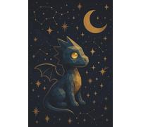 Celestial Queries Dragon || Lined Notebook, 6x9, 120 Pages: A Journal for Cosmic Reflections, Star-Gazing Dreams & Lunar Musings