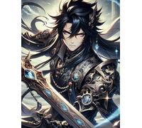 Celestial Realms: College Ruled Lined Notebook with Stunning Anime-Inspired Fantasy Cover: Perfect for School, Journaling, and Everyday Notes | 8.5 x ... Ruled Lines | Matching Front & Back Cover