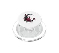Celestial Rose Butterfly Luna Creciente PopSockets PopGrip para MagSafe