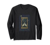 Celestial Sands Reloj de Arena Cosmic Time Flow Starry Manga Larga