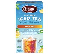 Celestial Seasonings Cold Brew Half & Half Iced Tea Bags 18 bolsas de té