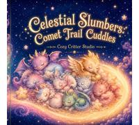 Celestial Slumbers: Sleeping Mini Dragons & Mythical Friends: A Cozy Coloring Book of Sleeping Mini Dragons, Celestial Scenes & Mythical Creatures