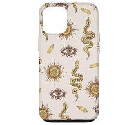 Celestial Snake Mystical Serpent Dark Academia Pattern Carcasa para iPhone 12/12 Pro