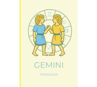 Celestial Spirit: Blank Lined Notebook for Electric Gemini Energy | 6x9 Astrology Journal for Witty Women, Teens & Men for School, Office, Manifesting, Gratitude or Daily Notes