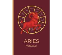 Celestial Spirit: Blank Lined Notebook for Fiery Aries Energy | 6x9 Astrology Journal for Passionate Women, Teens & Men for School, Office, Manifesting, Gratitude or Daily Notes