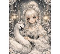 Celestial Swan Princess Notebook: Gothic Fantasy Lined Journal for Women and Teens | Elegant Writing Companion for Creative Thoughts, Daily Reflections and Personal Notes