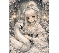 Celestial Swan Princess Notebook: Gothic Fantasy Lined Journal for Women and Teens | Elegant Writing Companion for Creative Thoughts, Daily Reflections and Personal Notes