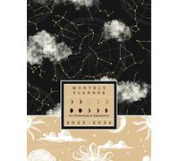 Celestial Themed 2025-2026 Monthly Planner: Star Themed Calendar Agenda For Productivity and Organization 8.5 x 11"