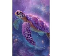 Celestial Turtle Dreams Journal: A Beautiful Notebook Featuring a Glowing Sea Turtle on a Purple Background with Stars and Glitter - Perfect for Writing, Reflection, and Ocean-Inspired Creativity