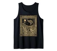 Celestial Wallaby Tarot Cartas Astronomía Mito Camiseta sin Mangas