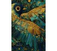 Celestial Wings Journal: A Magical Notebook with Glittering Gold Accents and Radiant Hues of Teal, Turquoise, Blue, and Yellow