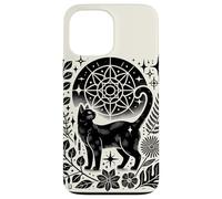 Celestial Witchy Black Cat Moon Magic Ocult Halloween Carcasa para iPhone 13 Pro MAX