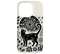 Celestial Witchy Black Cat Moon Magic Ocult Halloween Carcasa para iPhone 14 Pro