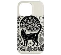 Celestial Witchy Black Cat Moon Magic Ocult Halloween Carcasa para iPhone 14 Pro MAX