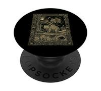 Celestial Wombat Tarot Cartas Astronomía PopSockets PopGrip Adhesivo