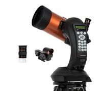 Celestron 11049 Telescopio computarizado NexStar 4SE Maskutov-Cassegrain con montaje totalmente automatizado, tecnología SkyAlign y revestimiento XLT, negro/naranja