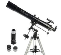 Celestron 21048 PowerSeeker 80EQ Refractor Telescope, Black