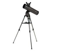 Celestron 31145 NexStar 130SLT Telescopio Reflector newtoniano computarizado portátil, Soporte Tipo Horquilla liberación rápida, Bandeja Accesorios y Software de edición Starry Night, Gris