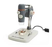 Celestron 44308 Handheld Digital Microscope Pro: 20x-200x aumentos, gris/blanco