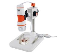 Celestron 44308 Handheld Digital Microscope Pro: 20x-200x aumentos, gris/blanco