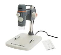 Celestron 44308 Handheld Digital Microscope Pro: 20x-200x aumentos, gris/blanco