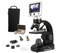 Celestron 44341 Professional 5MP LCD Digital Microscope II: 4x-1600x aumentos, negro/plata
