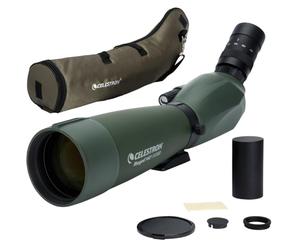 Celestron 52305 Regal M2: telescopio terrestre con zoom angular ED de 20-60x80 mm, con óptica multicapa, prismas de cristal BaK-4, cuerpo ligero de aleación de magnesio y funda de transporte acolchada
