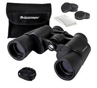 Celestron 72358 LandScout Prismáticos de 8x40 mm Resistentes al Agua con Prisma Porro y Superficie Agarre de Caucho, Lente revestida, Cristal óptico K9, Correa para Cuello y Estuche Ligero, Negro